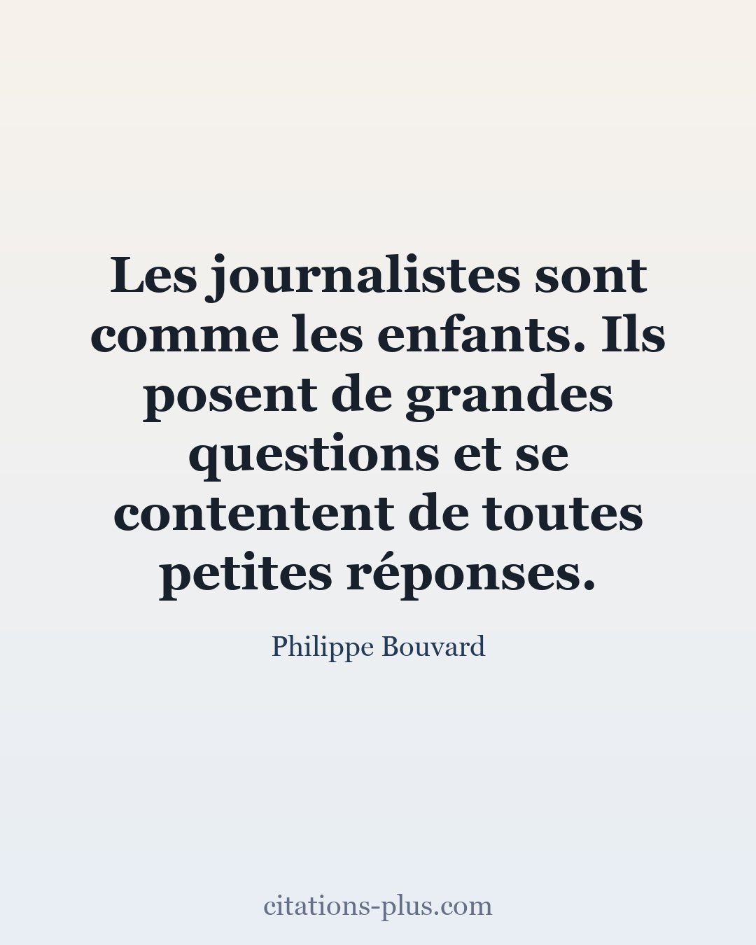 Carte Premium clair — Philippe Bouvard