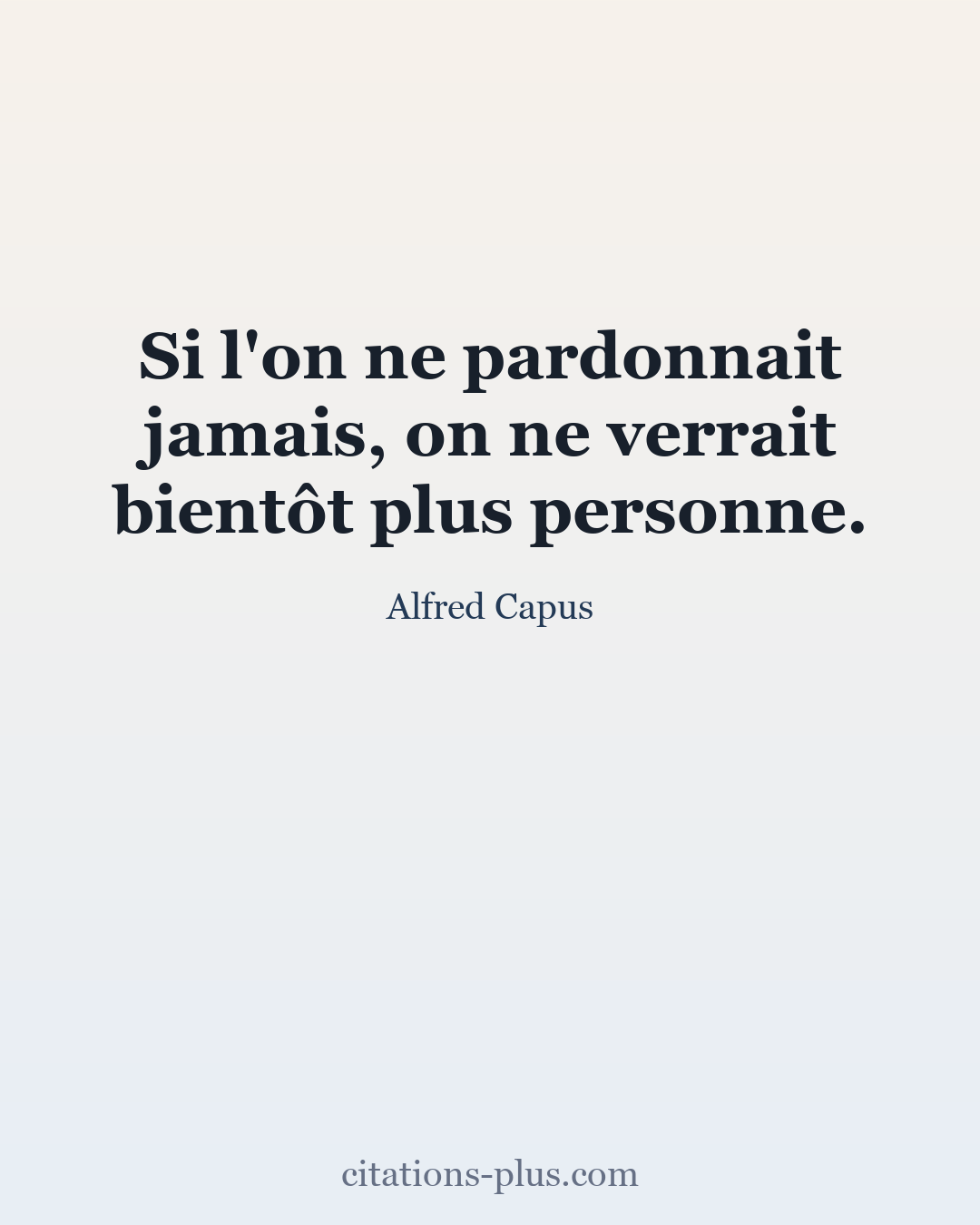 Carte Premium clair — Alfred Capus