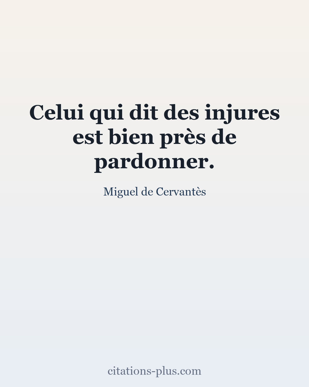 Carte Premium clair — Miguel de Cervantès
