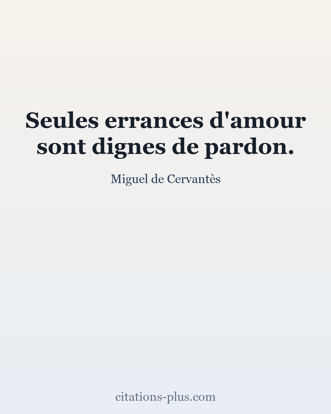 Carte Premium clair — Miguel de Cervantès