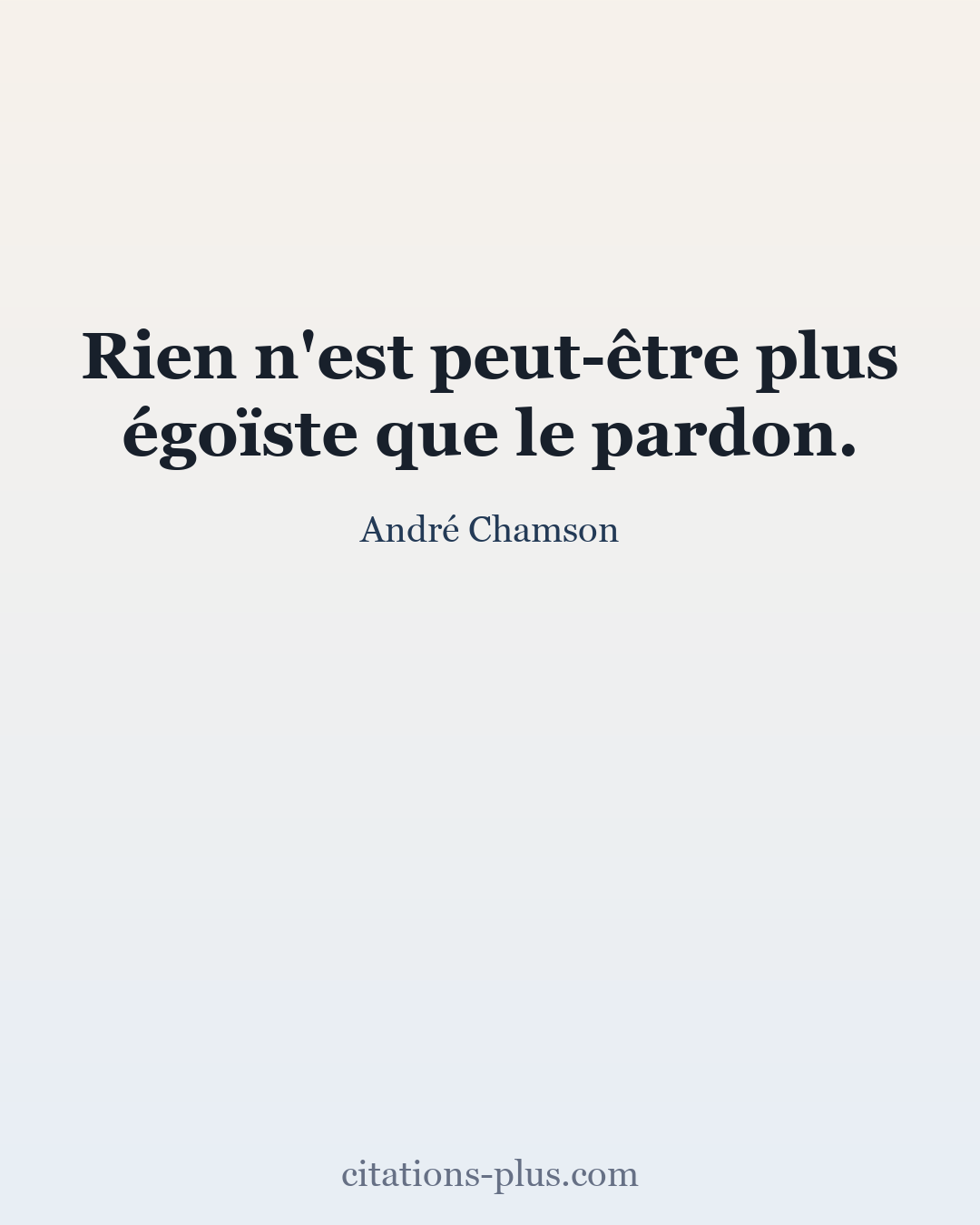 Carte Premium clair — André Chamson