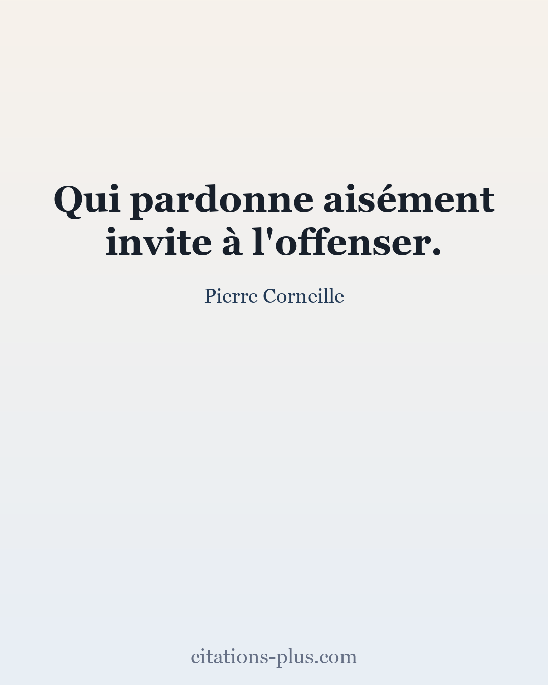 Carte Premium clair — Pierre Corneille