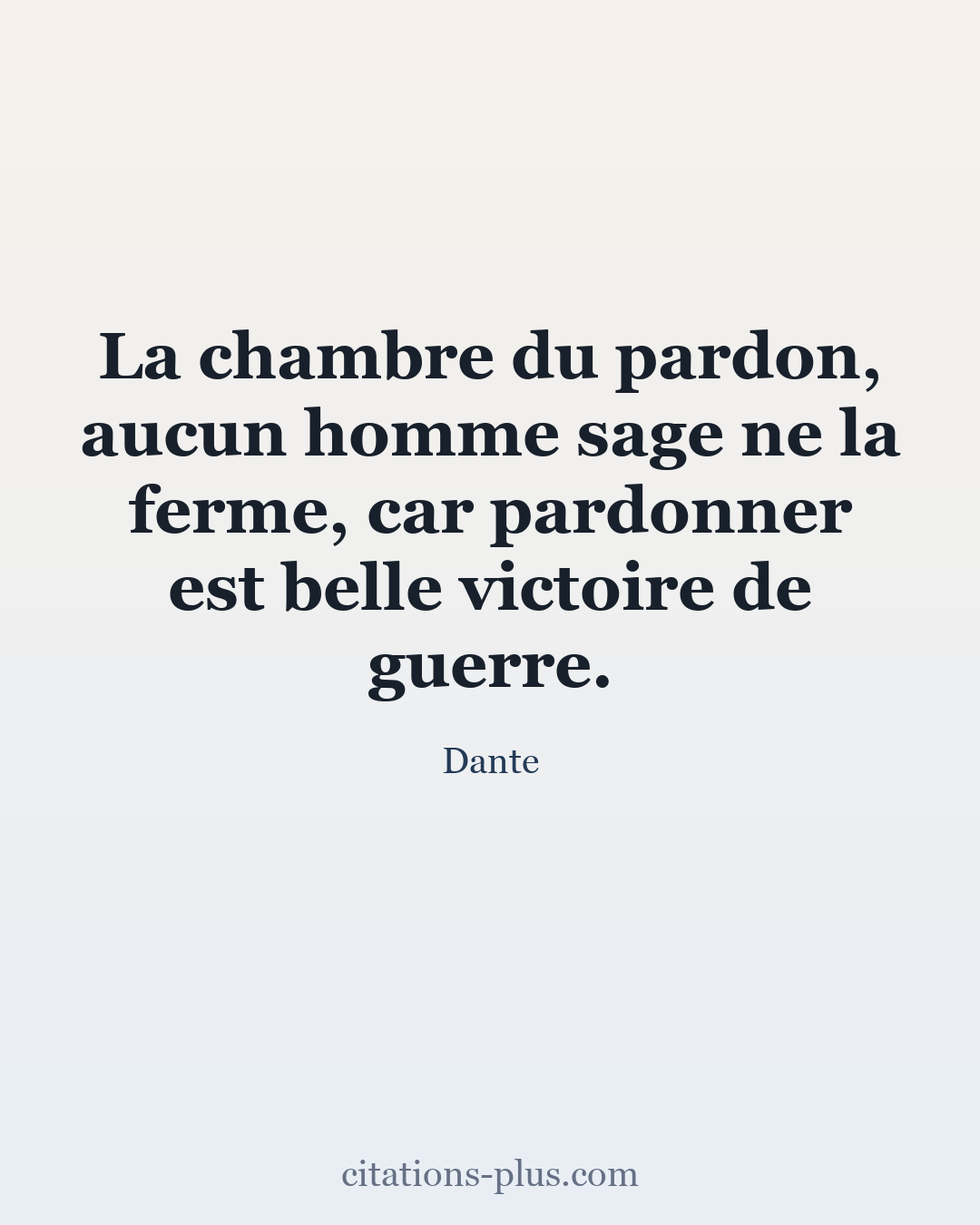 Carte Premium clair — Dante