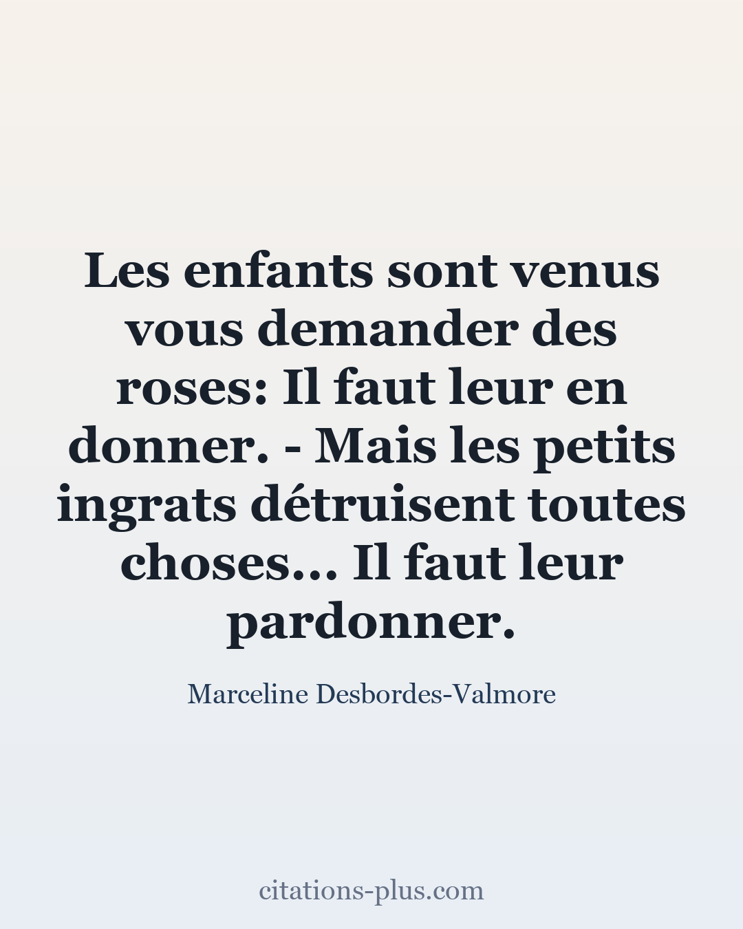 Carte Premium clair — Marceline Desbordes-Valmore