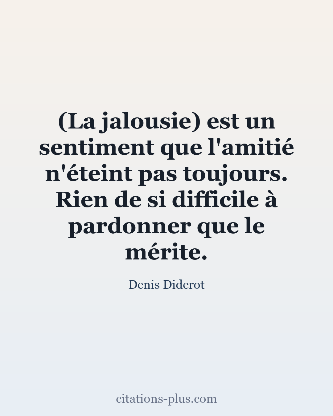 Carte Premium clair — Denis Diderot