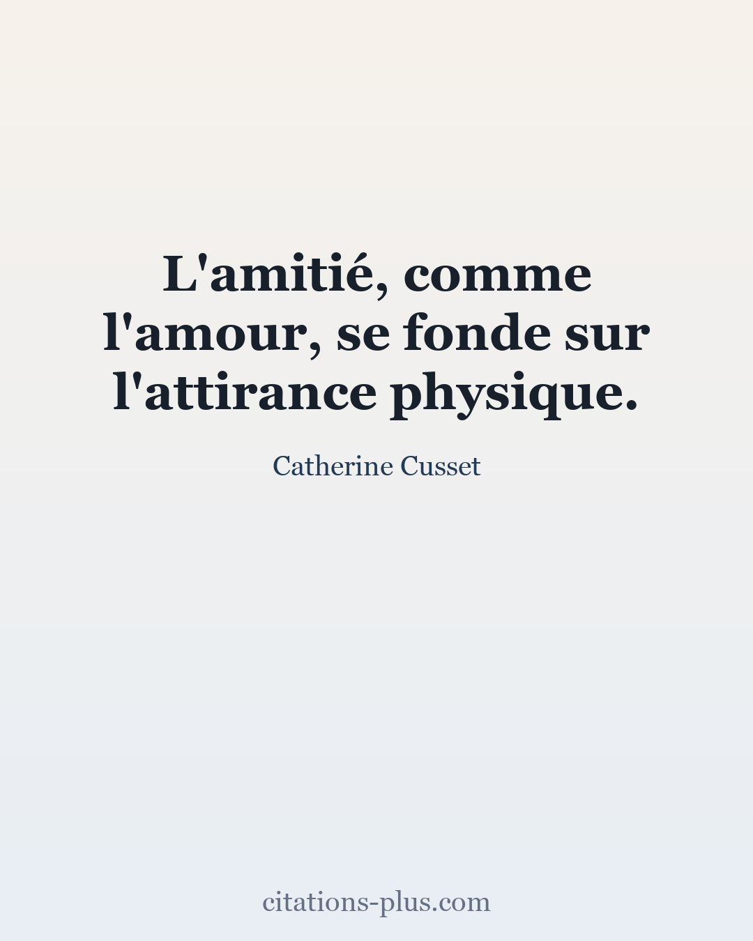 Carte Premium clair — Catherine Cusset