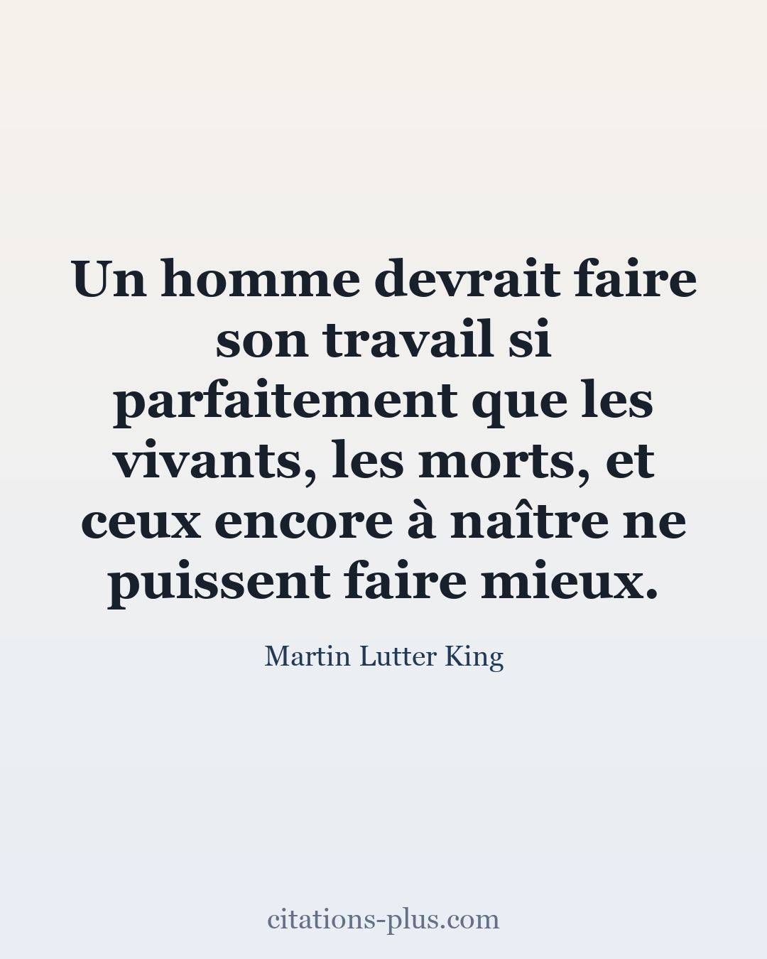 Carte Premium clair — Martin Lutter King