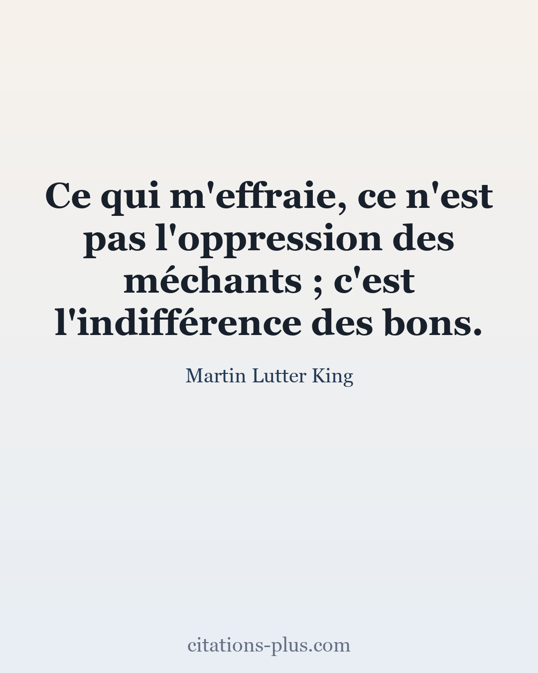 Carte Premium clair — Martin Lutter King