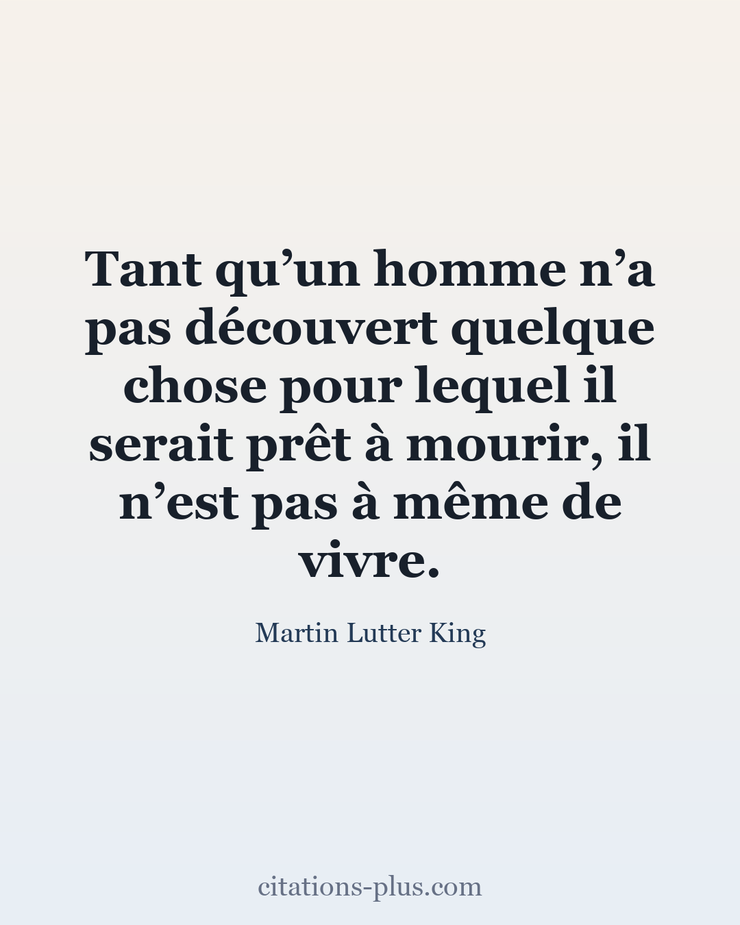 Carte Premium clair — Martin Lutter King