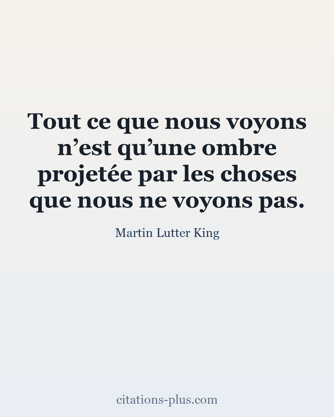 Carte Premium clair — Martin Lutter King