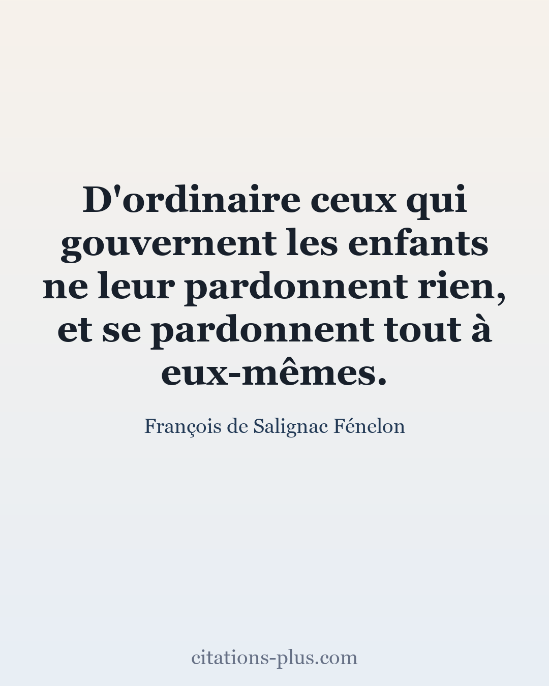 Carte Premium clair — François de Salignac Fénelon