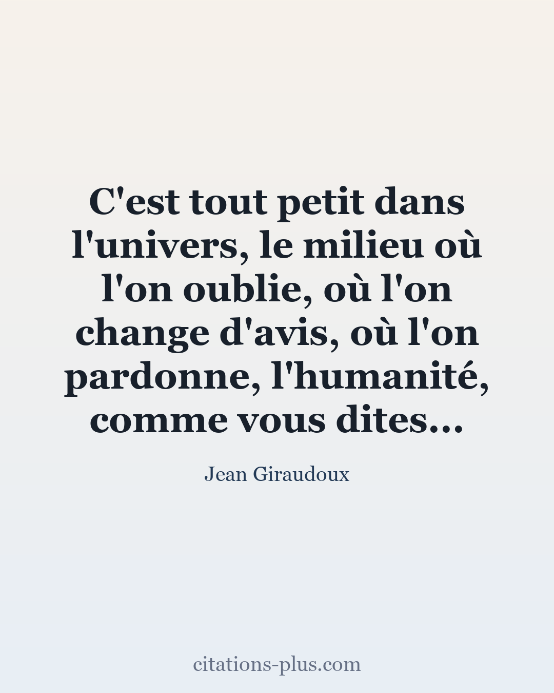 Carte Premium clair — Jean Giraudoux