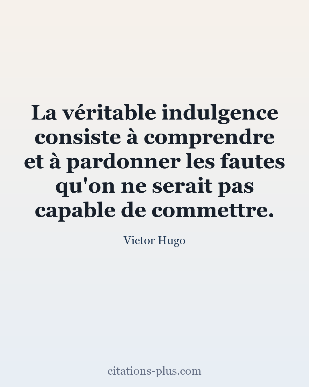 Carte Premium clair — Victor Hugo