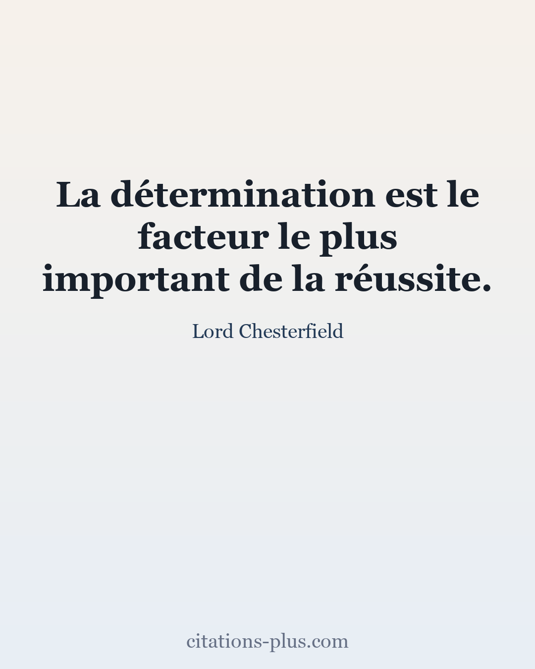 Carte Premium clair — Lord Chesterfield