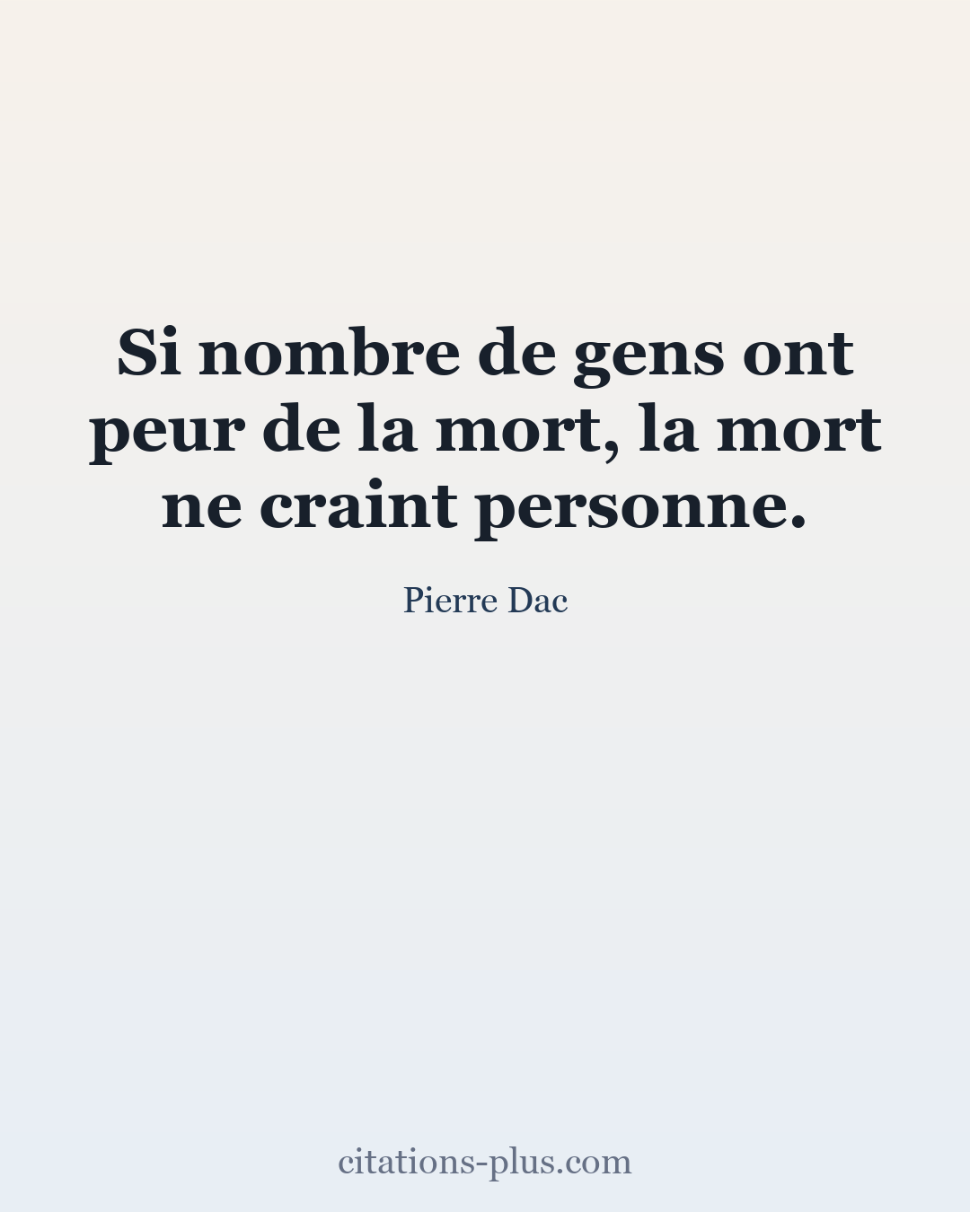 Carte Premium clair — Pierre Dac