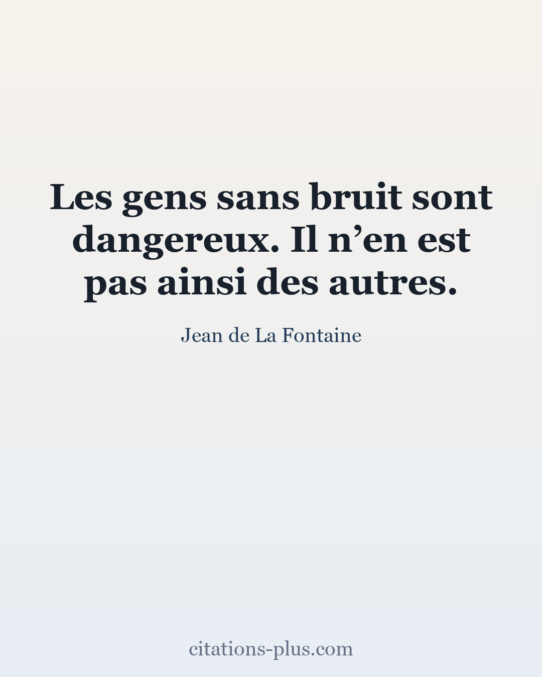 Carte Premium clair — Jean de La Fontaine