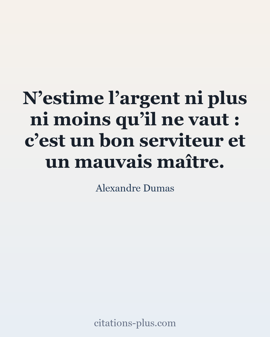 Carte Premium clair — Alexandre Dumas