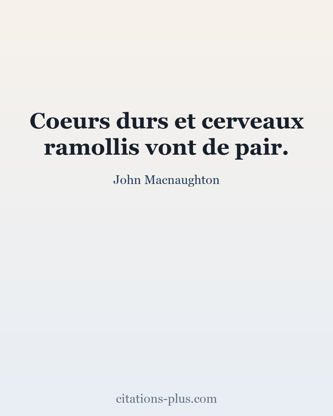 Carte Premium clair — John Macnaughton