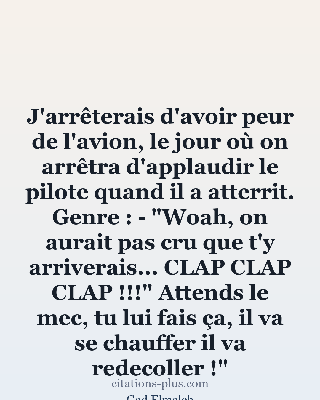 Carte Premium clair — Gad Elmaleh