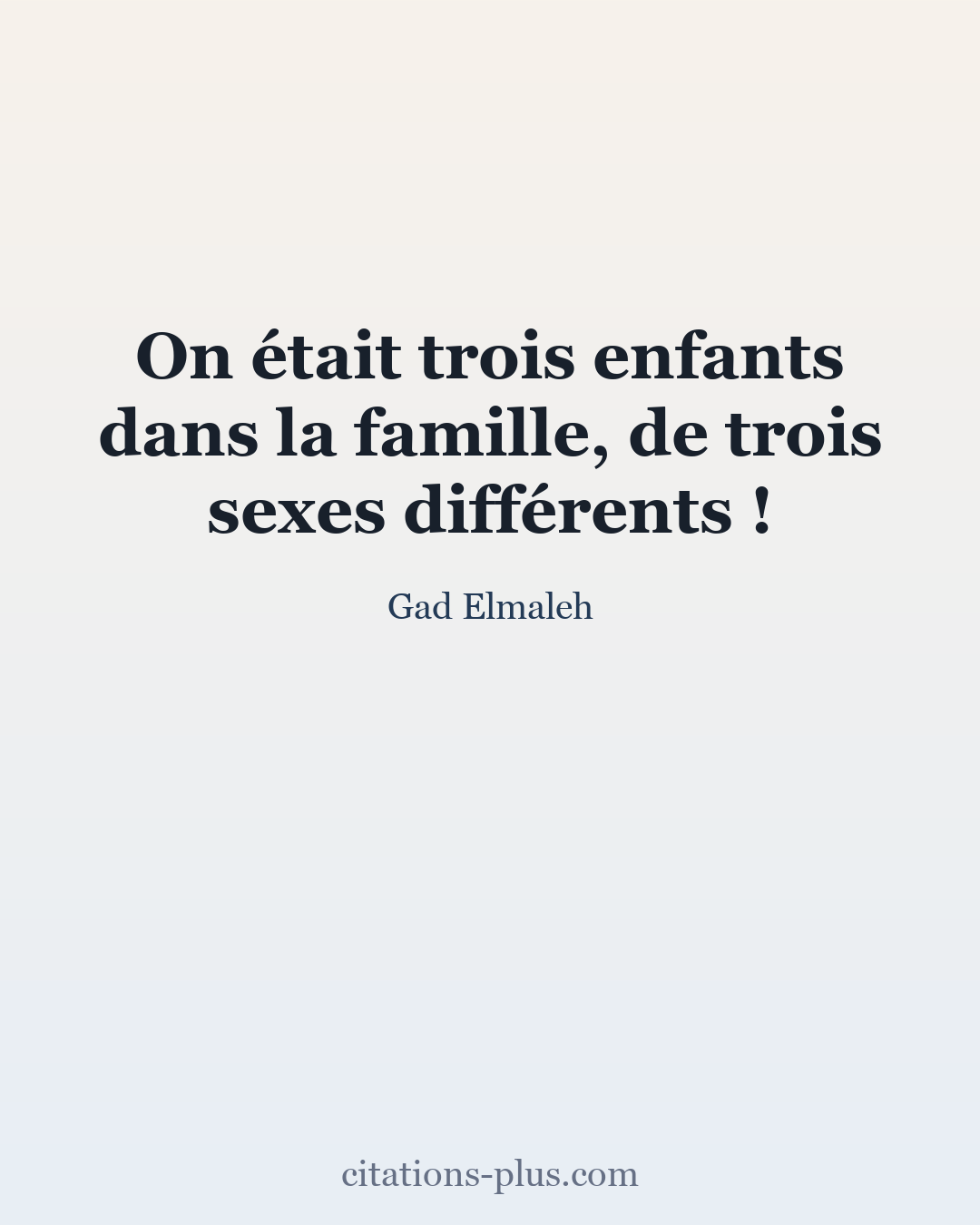 Carte Premium clair — Gad Elmaleh