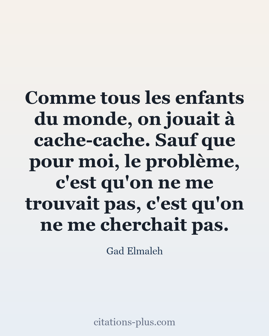 Carte Premium clair — Gad Elmaleh