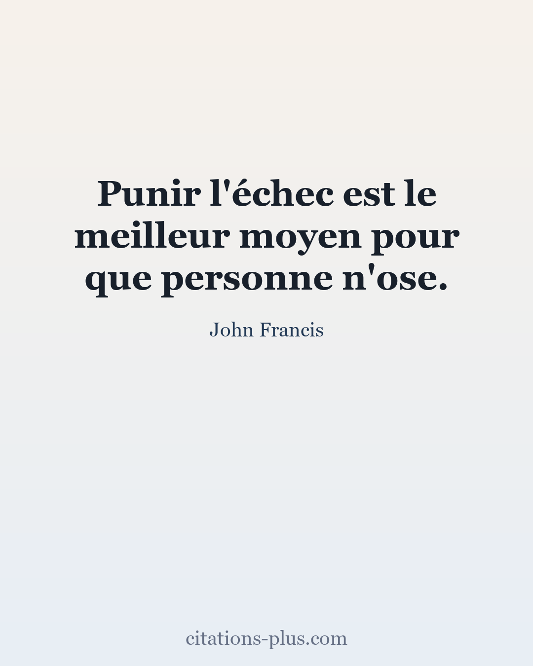 Carte Premium clair — John Francis