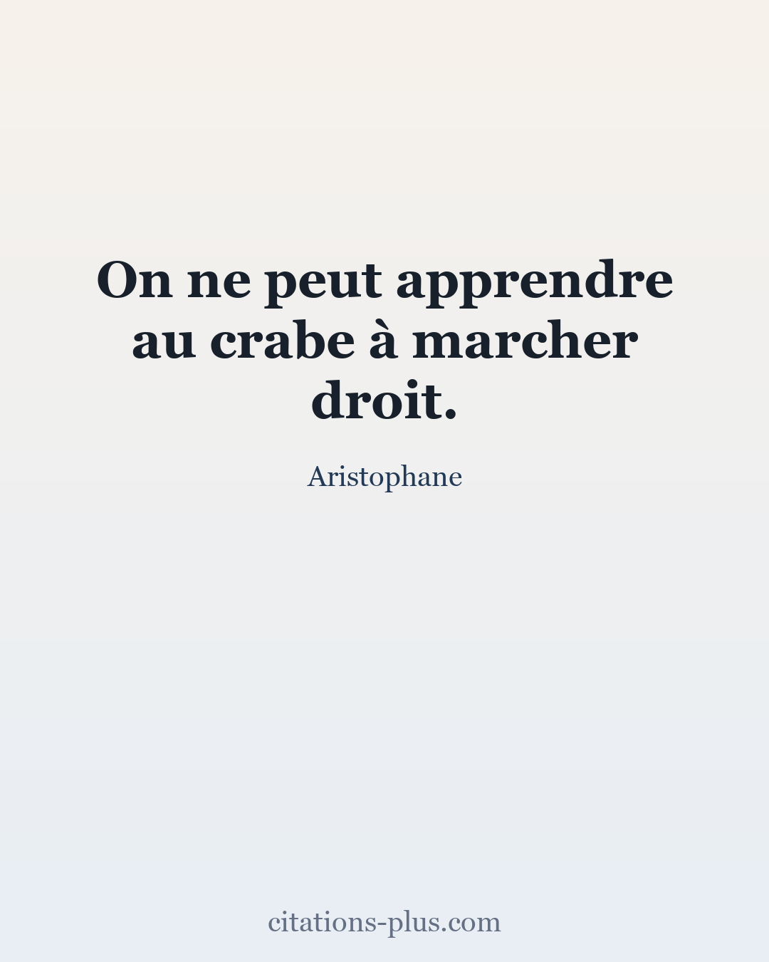 Carte Premium clair — Aristophane
