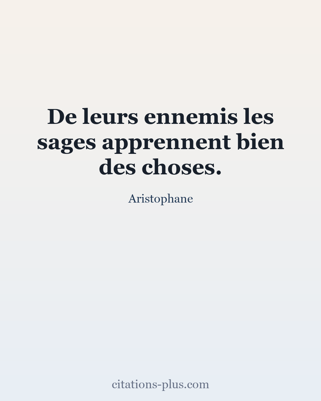Carte Premium clair — Aristophane