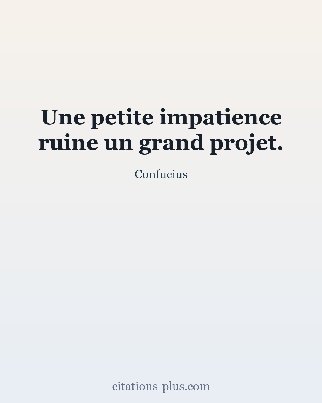 Carte Premium clair — Confucius