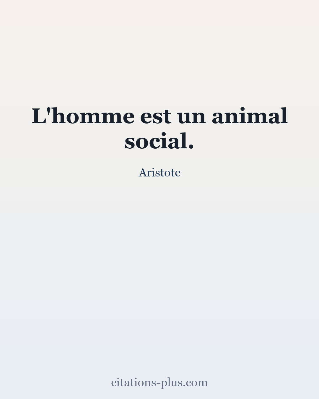 Carte Premium clair — Aristote