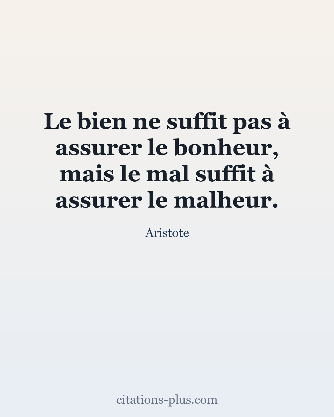 Carte Premium clair — Aristote