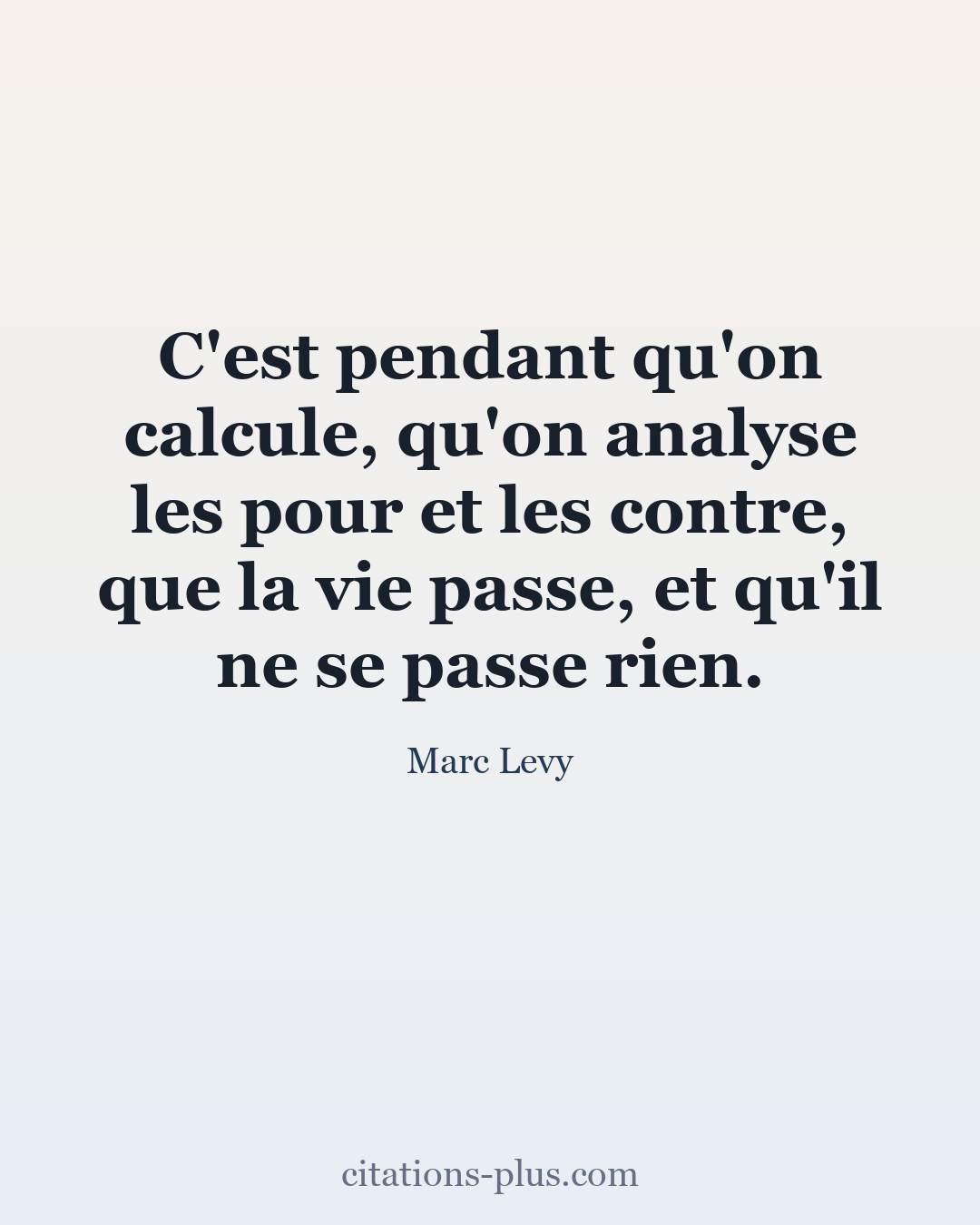 Carte Premium clair — Marc Levy