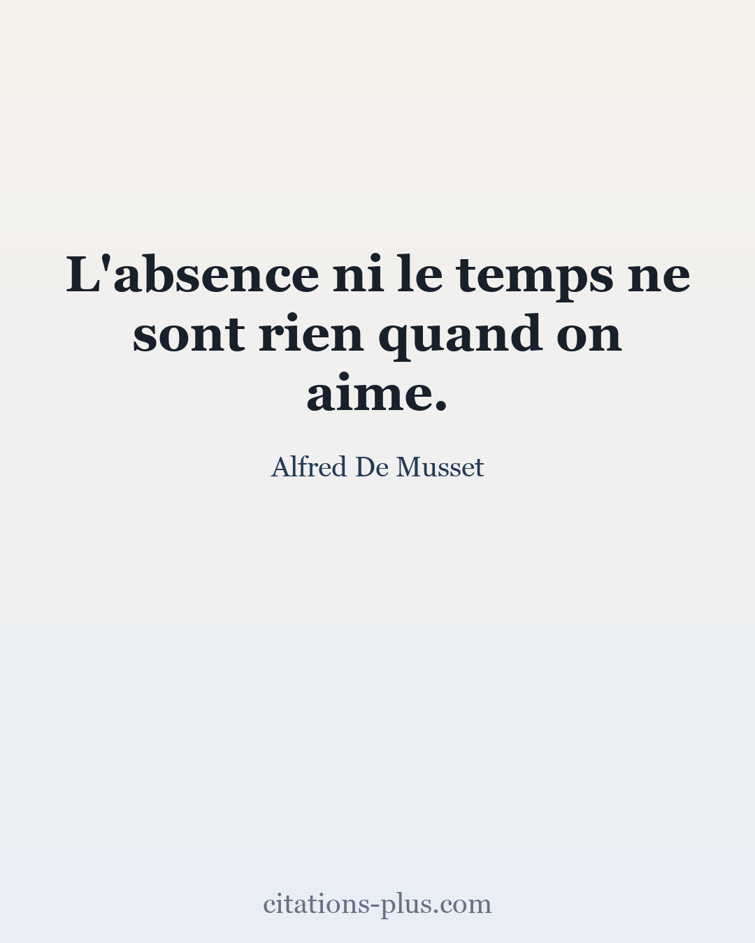 Carte Premium clair — Alfred De Musset