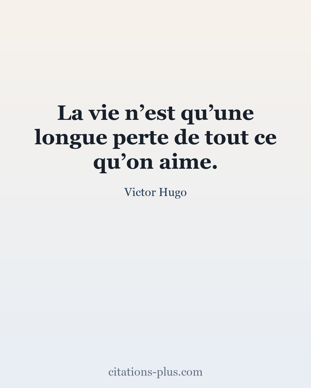 Carte Premium clair — Victor Hugo