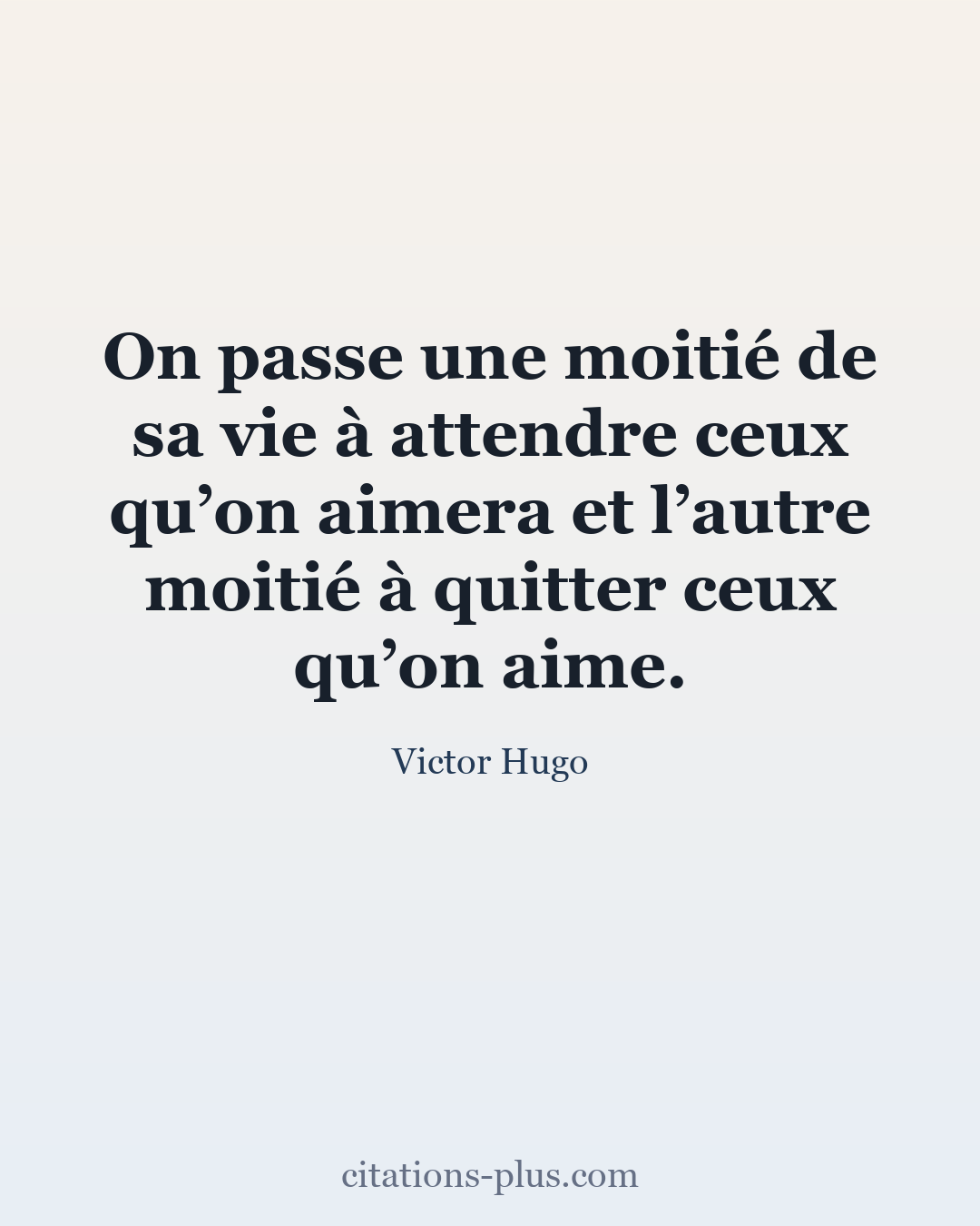 Carte Premium clair — Victor Hugo