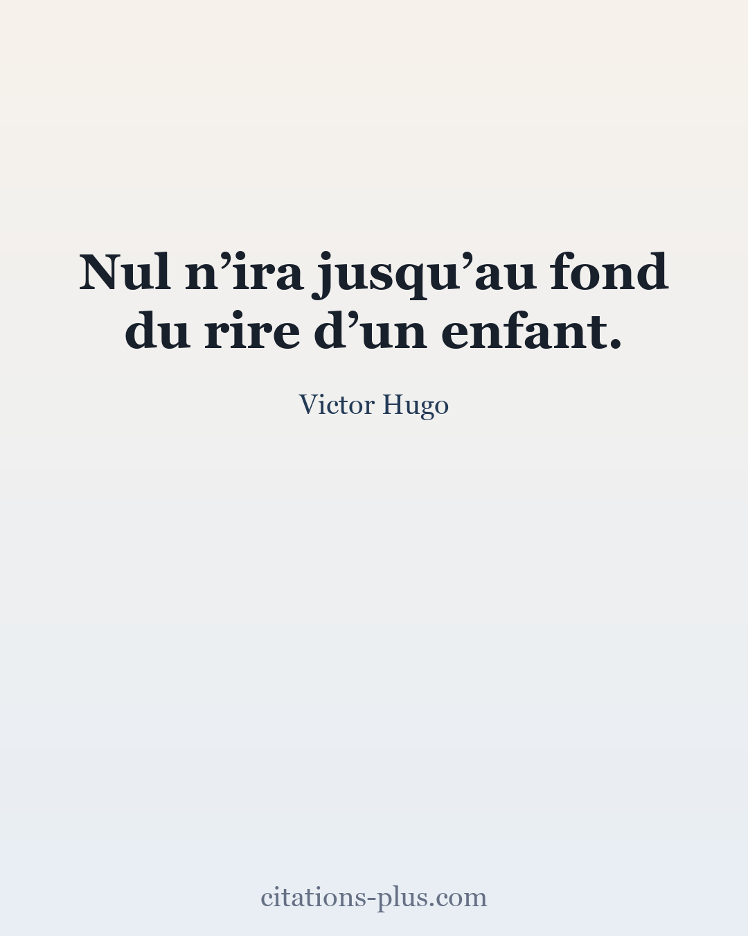 Carte Premium clair — Victor Hugo
