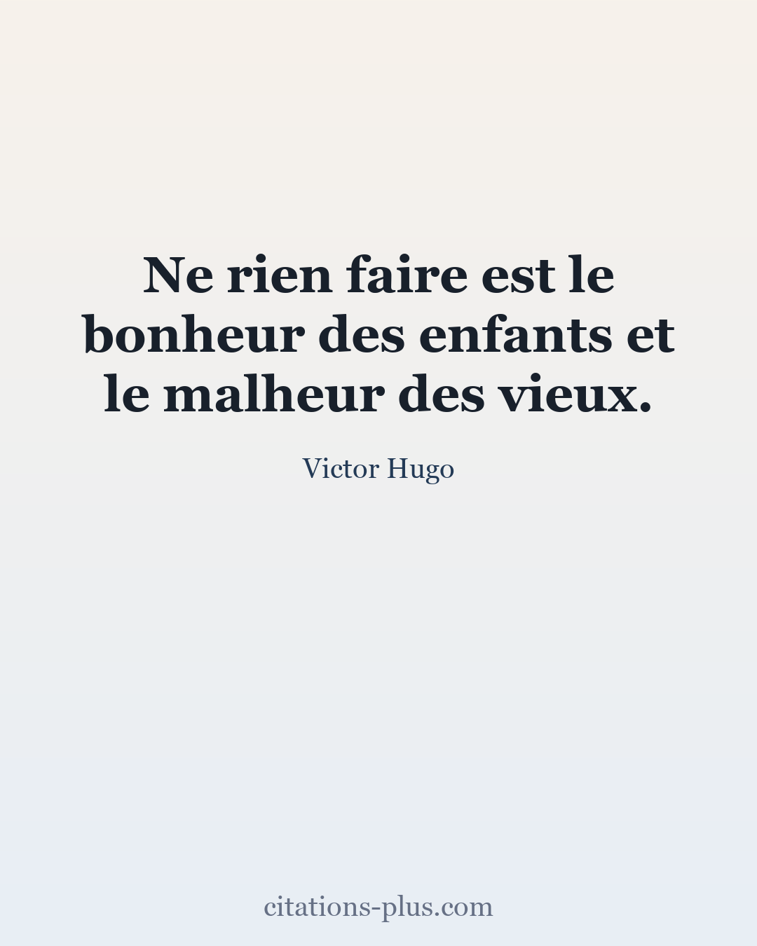 Carte Premium clair — Victor Hugo
