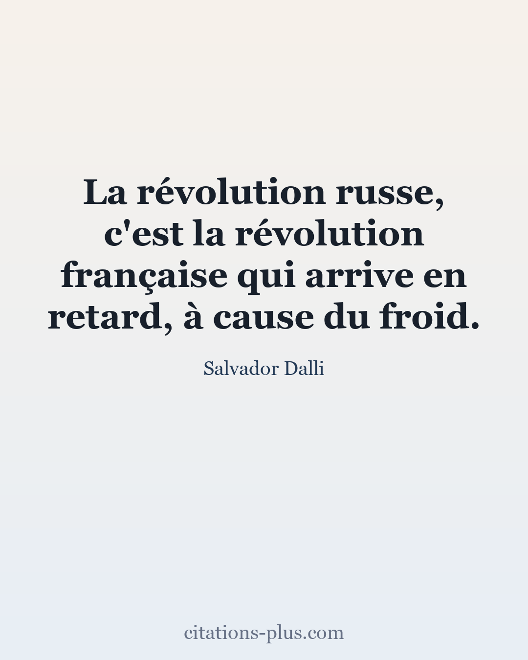 Carte Premium clair — Salvador Dalli