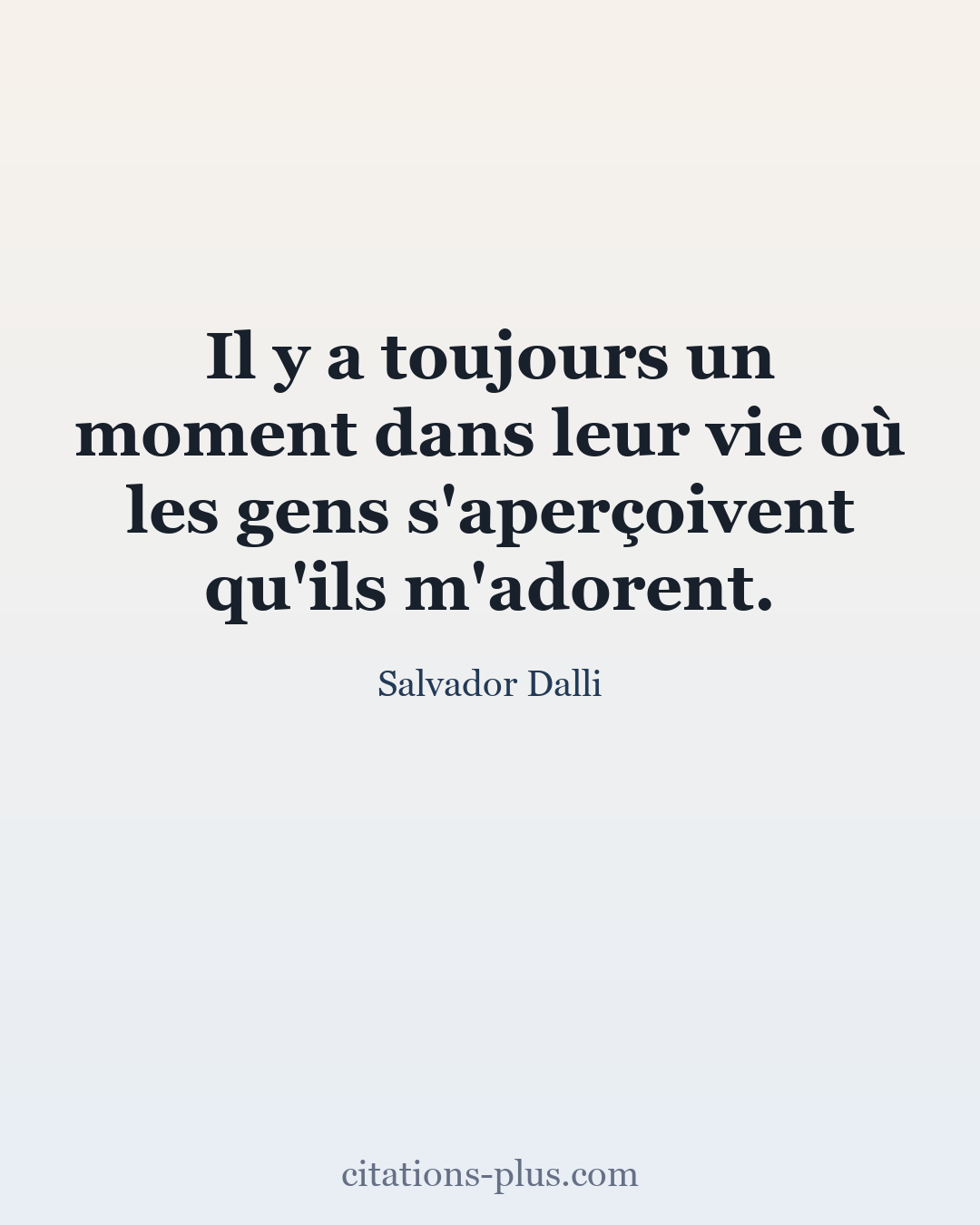 Carte Premium clair — Salvador Dalli