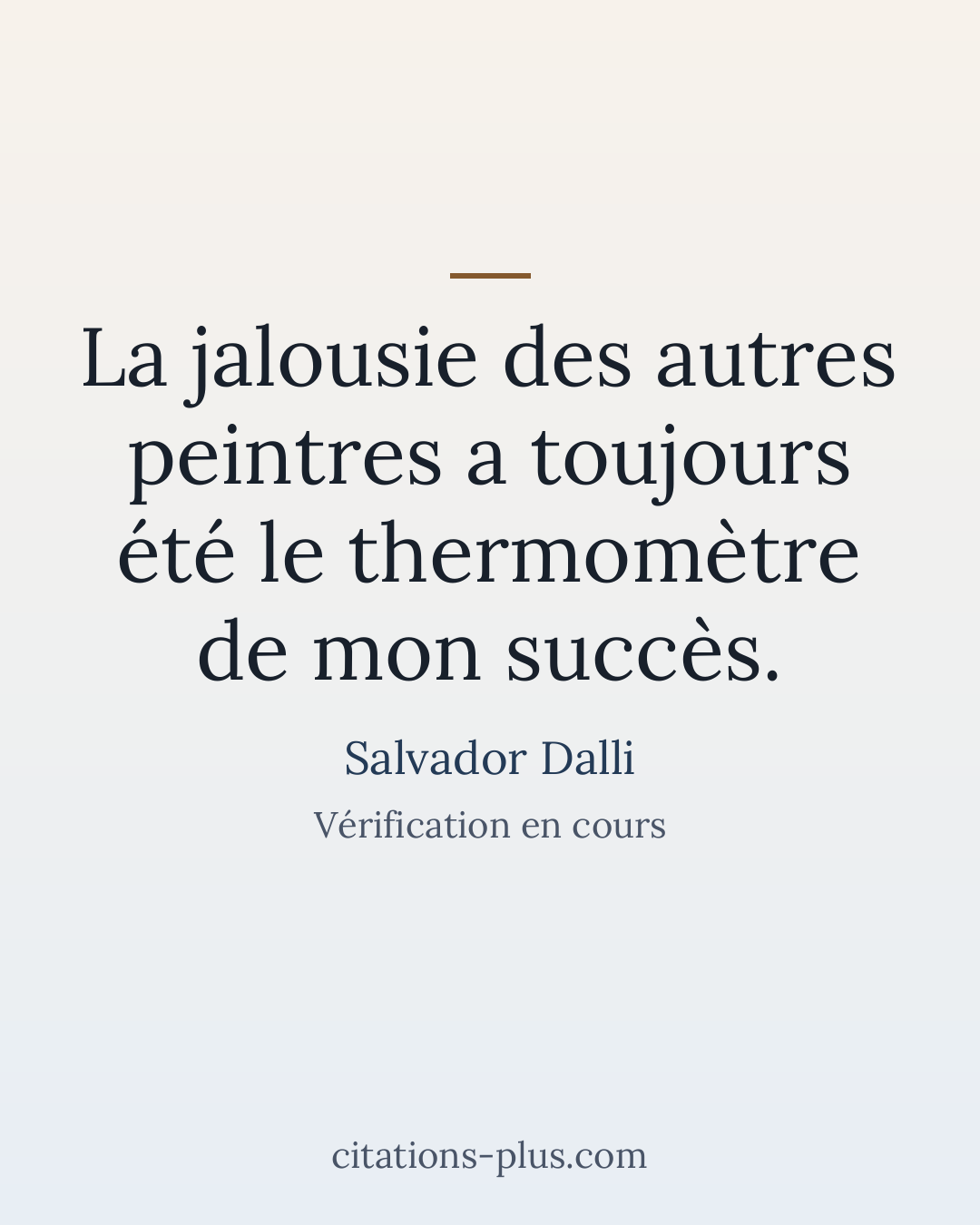 Carte Premium clair — Salvador Dalli