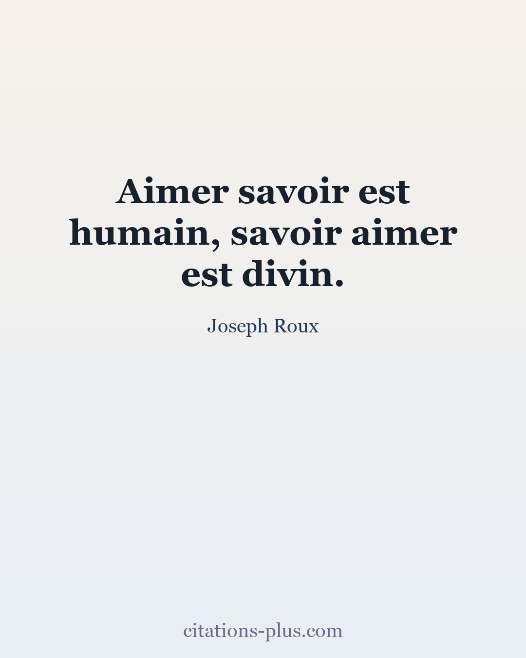 Carte Premium clair — Joseph Roux