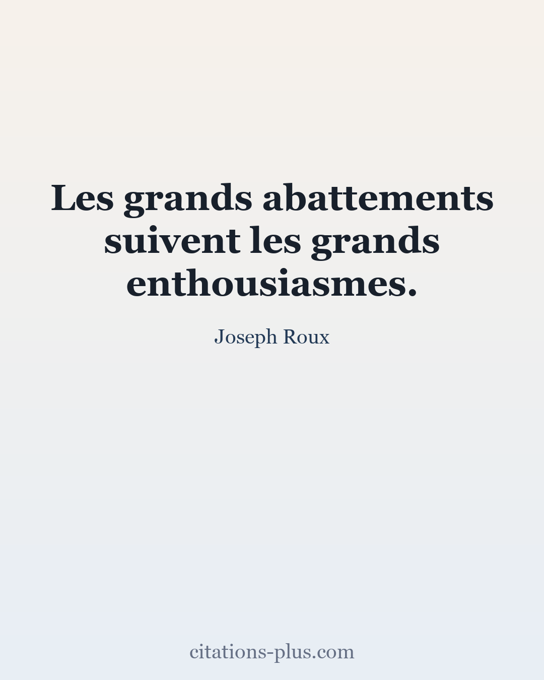 Carte Premium clair — Joseph Roux