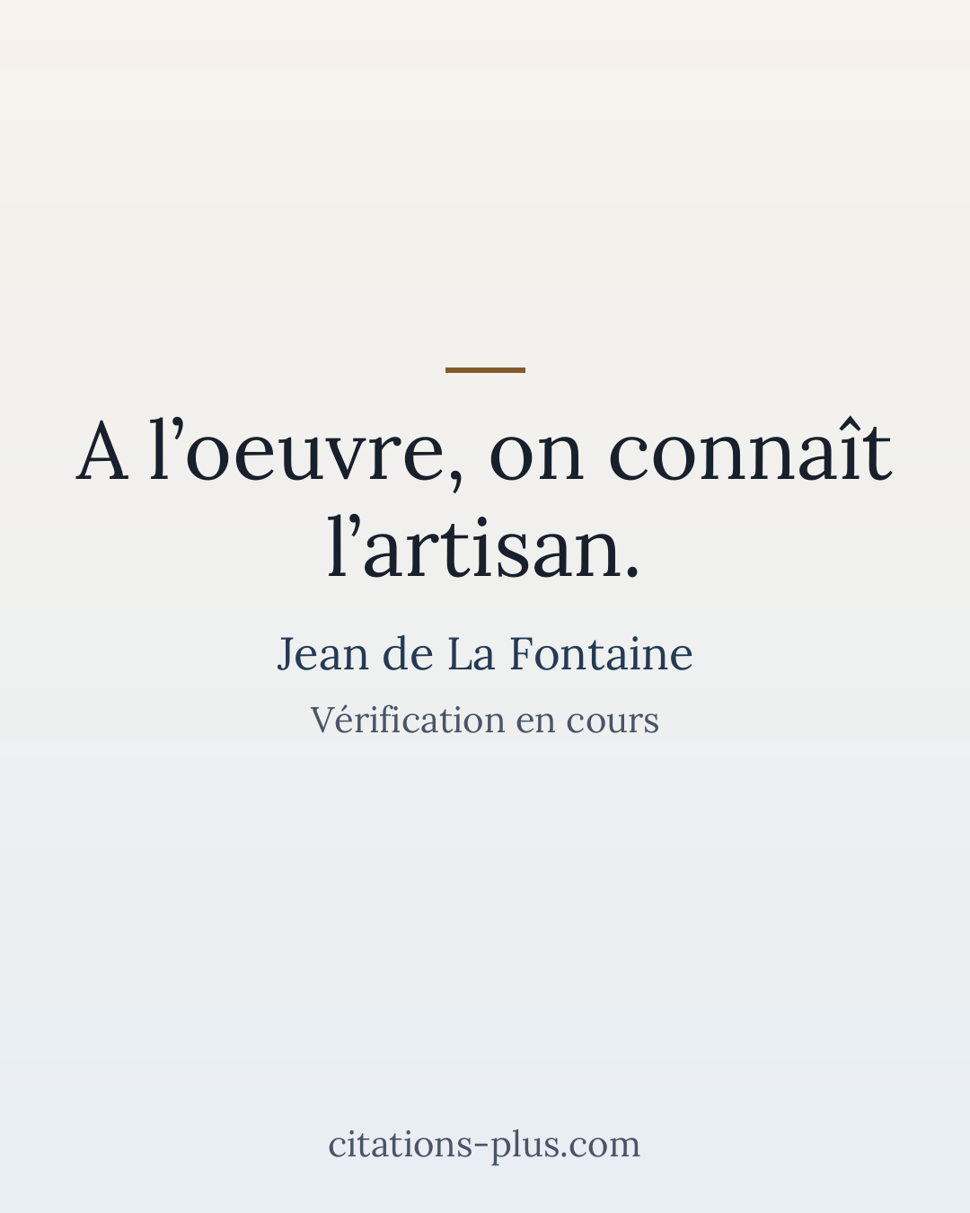 Carte Premium clair — Jean de La Fontaine