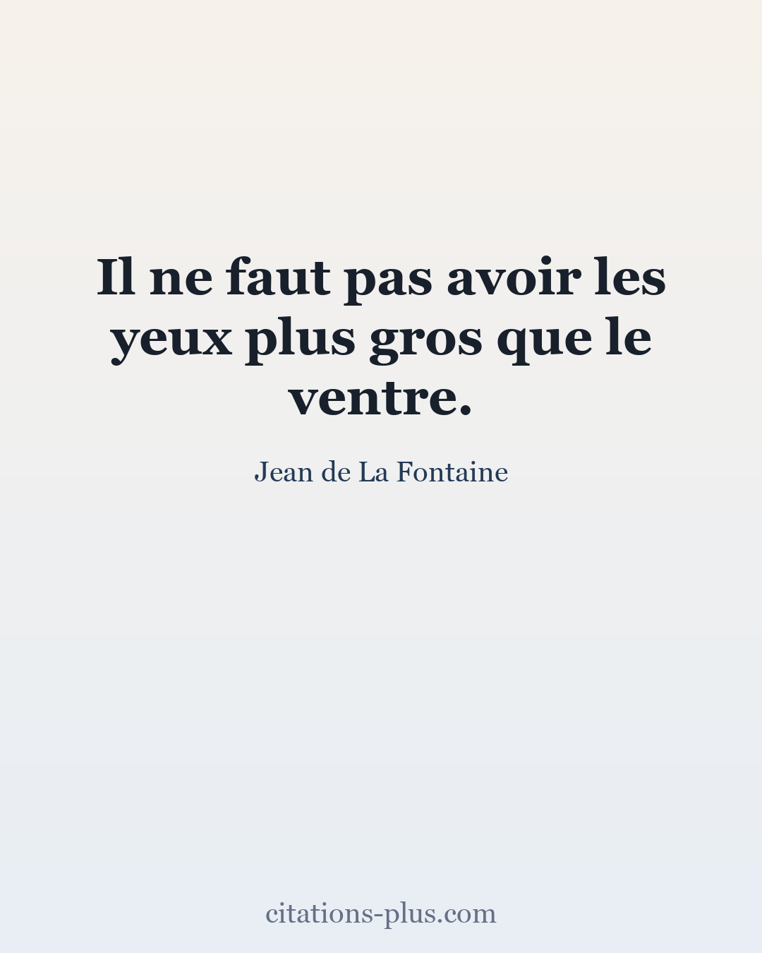 Carte Premium clair — Jean de La Fontaine