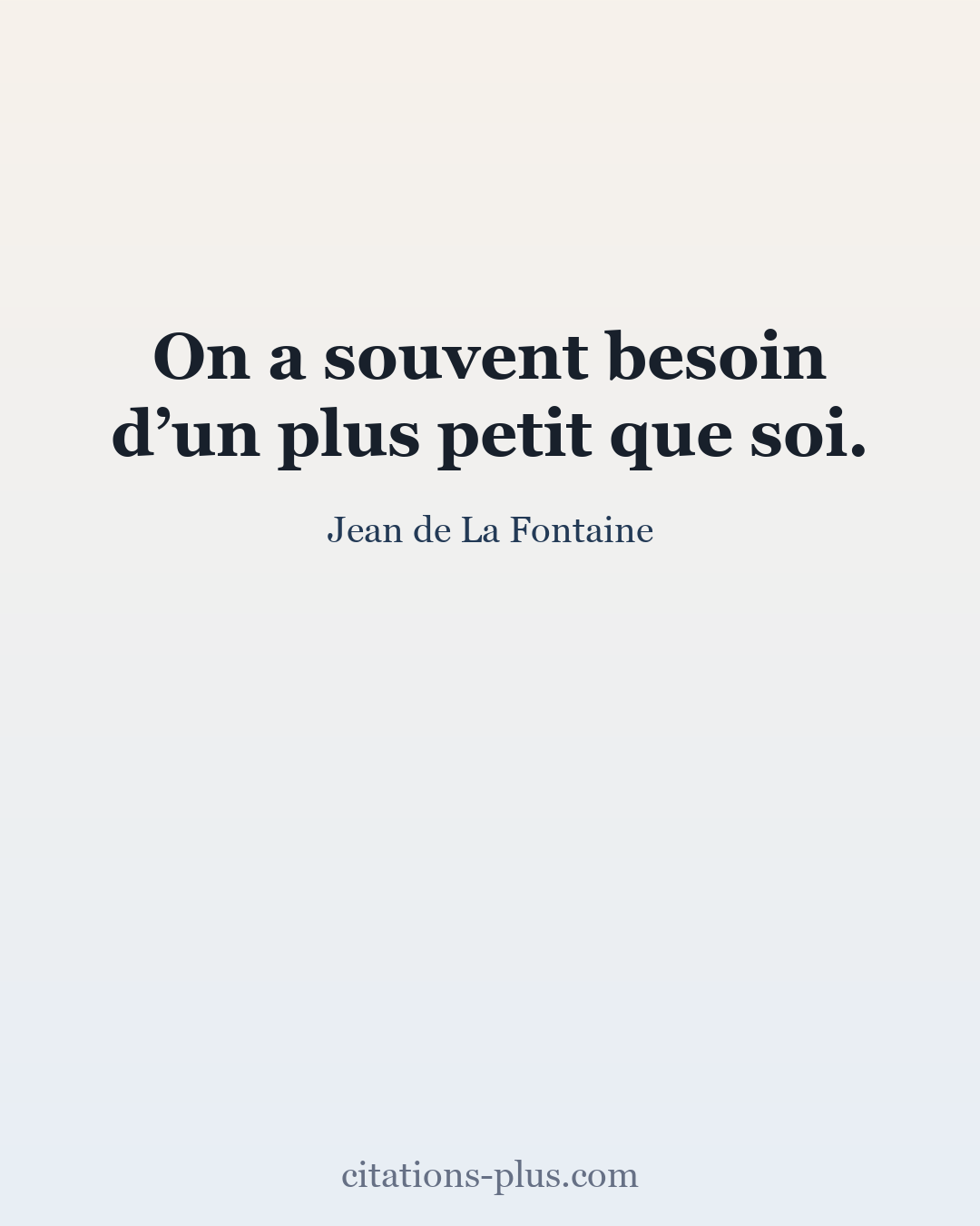 Carte Premium clair — Jean de La Fontaine