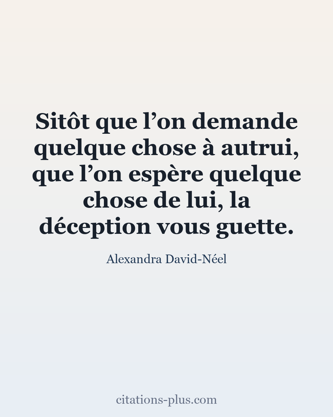 Carte Premium clair — Alexandra David-Néel