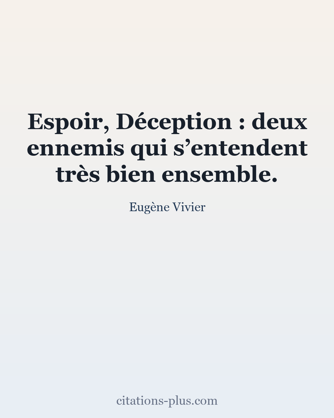 Carte Premium clair — Eugène Vivier