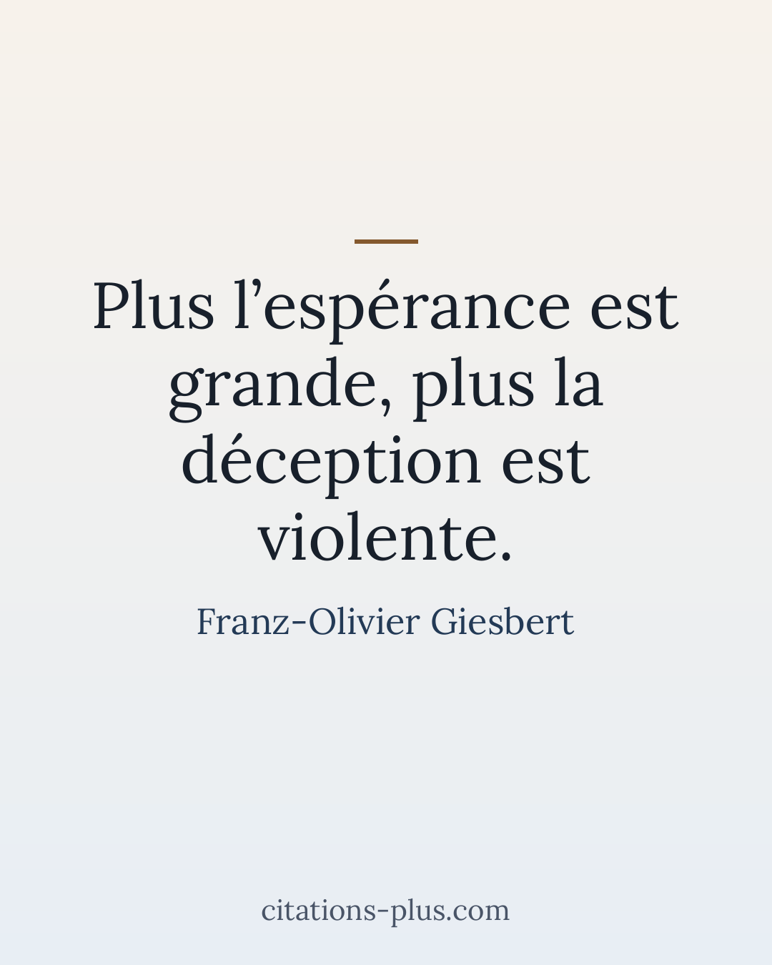 Carte Premium clair — Franz-Olivier Giesbert