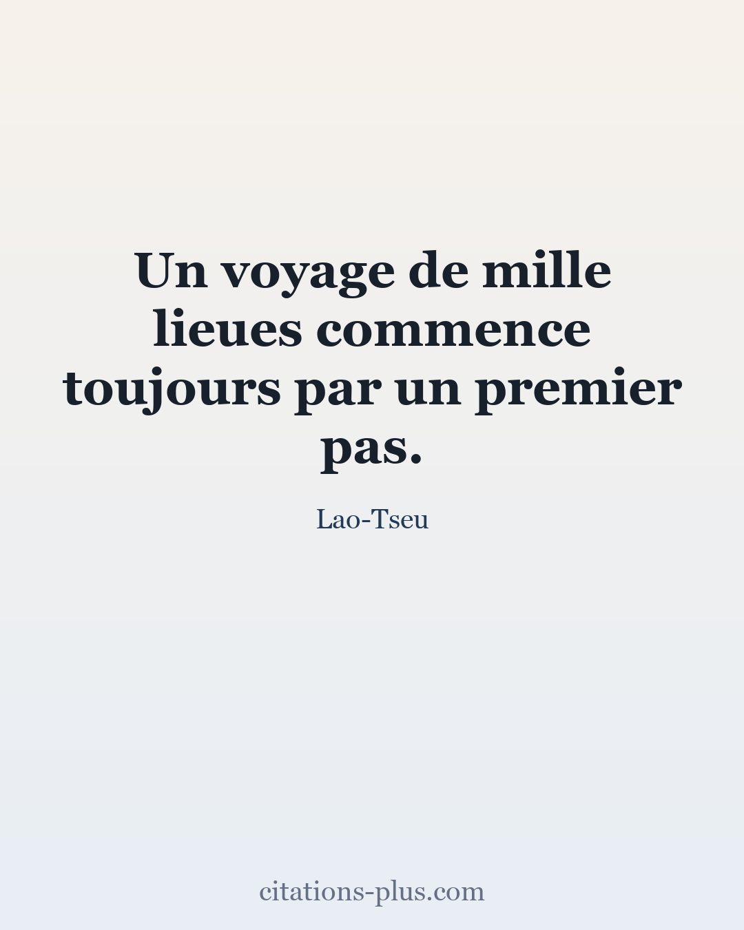 Carte Premium clair — Lao-Tseu