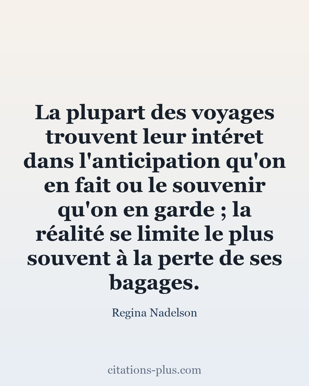 Carte Premium clair — Regina Nadelson